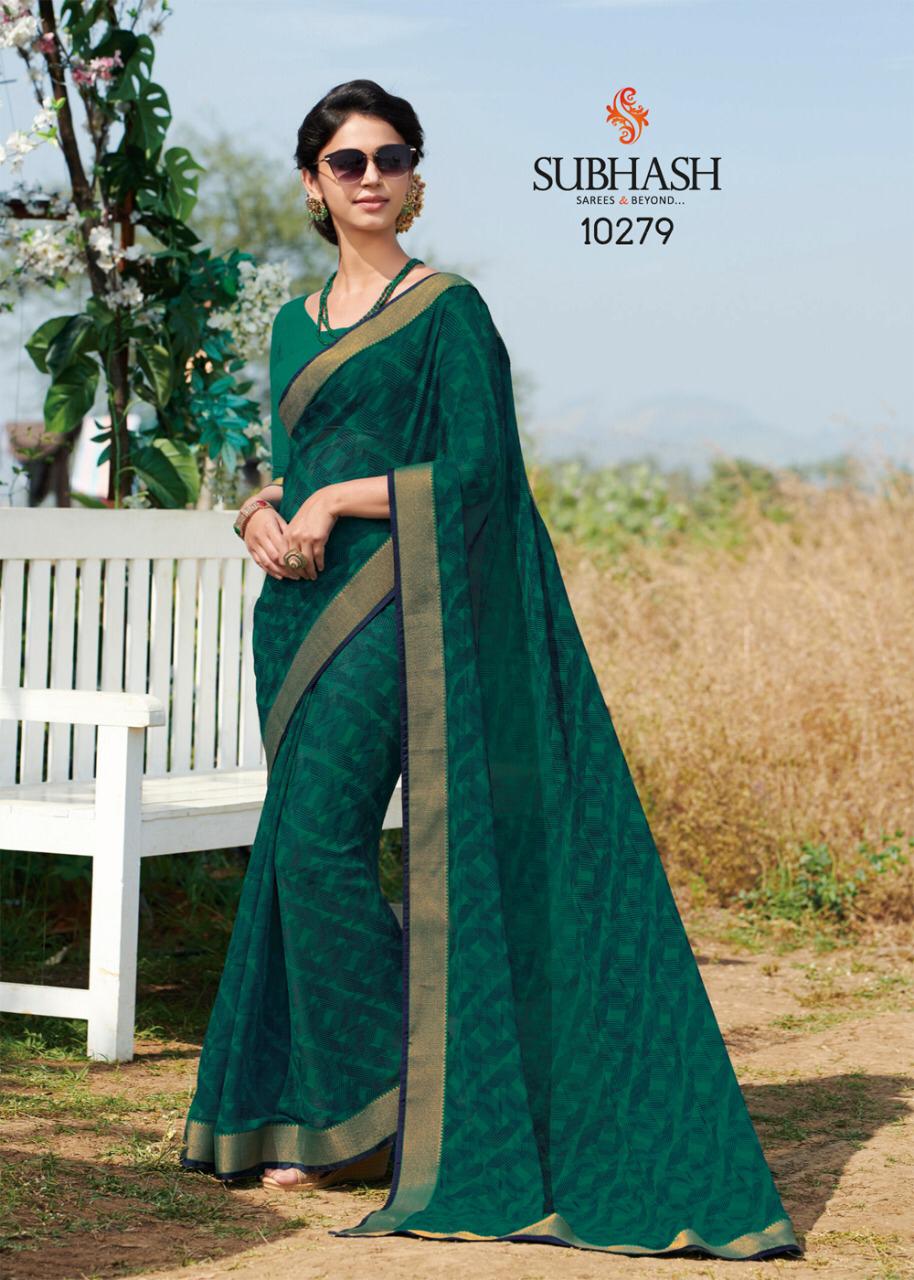 Subhash Hero 8 Latest Designer Printed casual Wear Saree Collection 