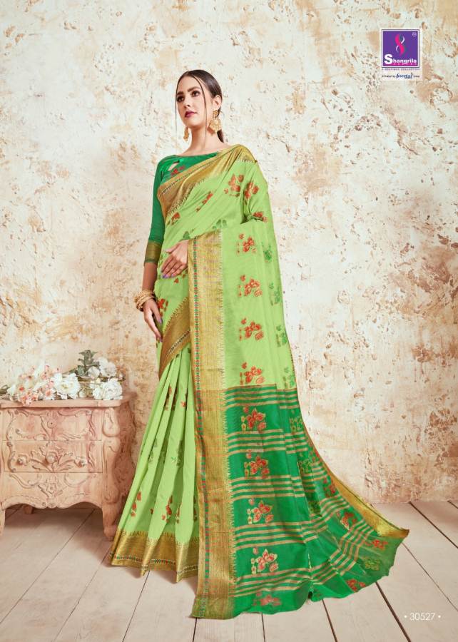 Shangrila Nidhi Silk New Launch Of Designer Party Wear Silk Saree 