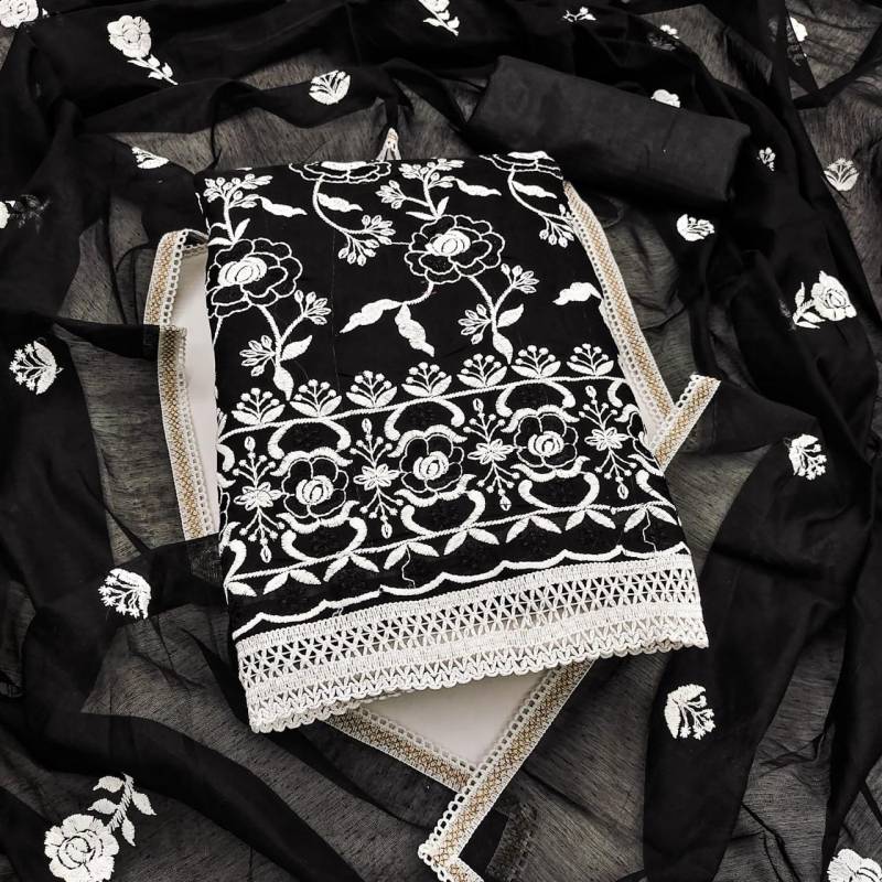 Color Set 9087 Chanderi Cotton Stylish Dress Material Wholesale In India