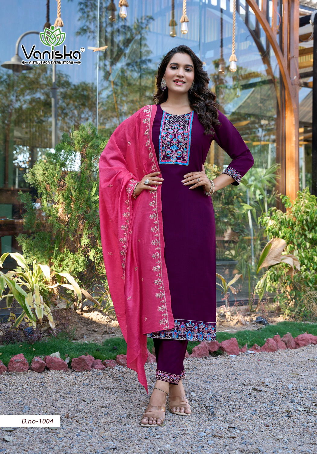 Palak Vol 1 By Vaniska Silk Kurti With Bottom Dupatta Wholesale Shop In Surat
