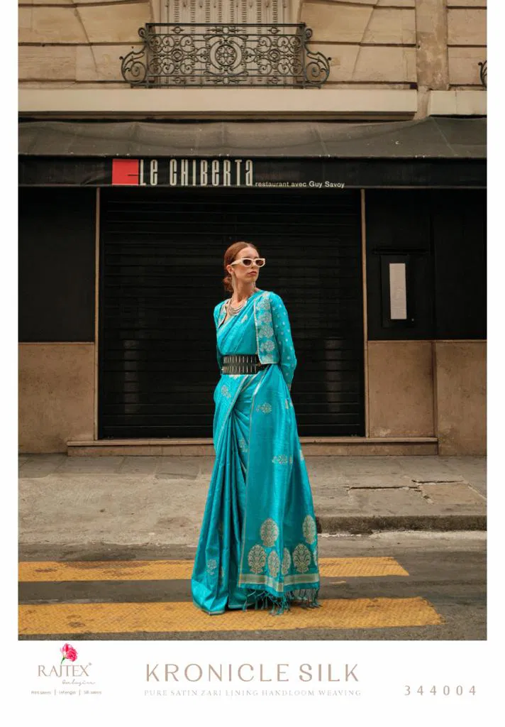 Kronicle Silk By Rajtex Satin Party Wear Saree Wholesale Shop In Surat