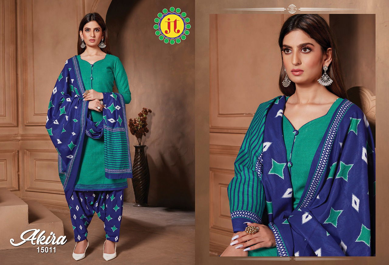 Jt Akira 15 Latest Collection Of Pure Cotton Printed Dress Material