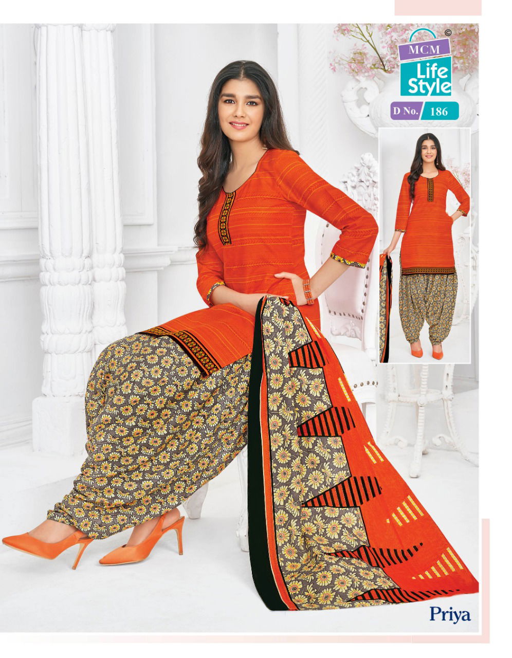 MCM Lifestyle Piya Latest Collection Of Pure Cotton Ready Made Salwar Suit Collection