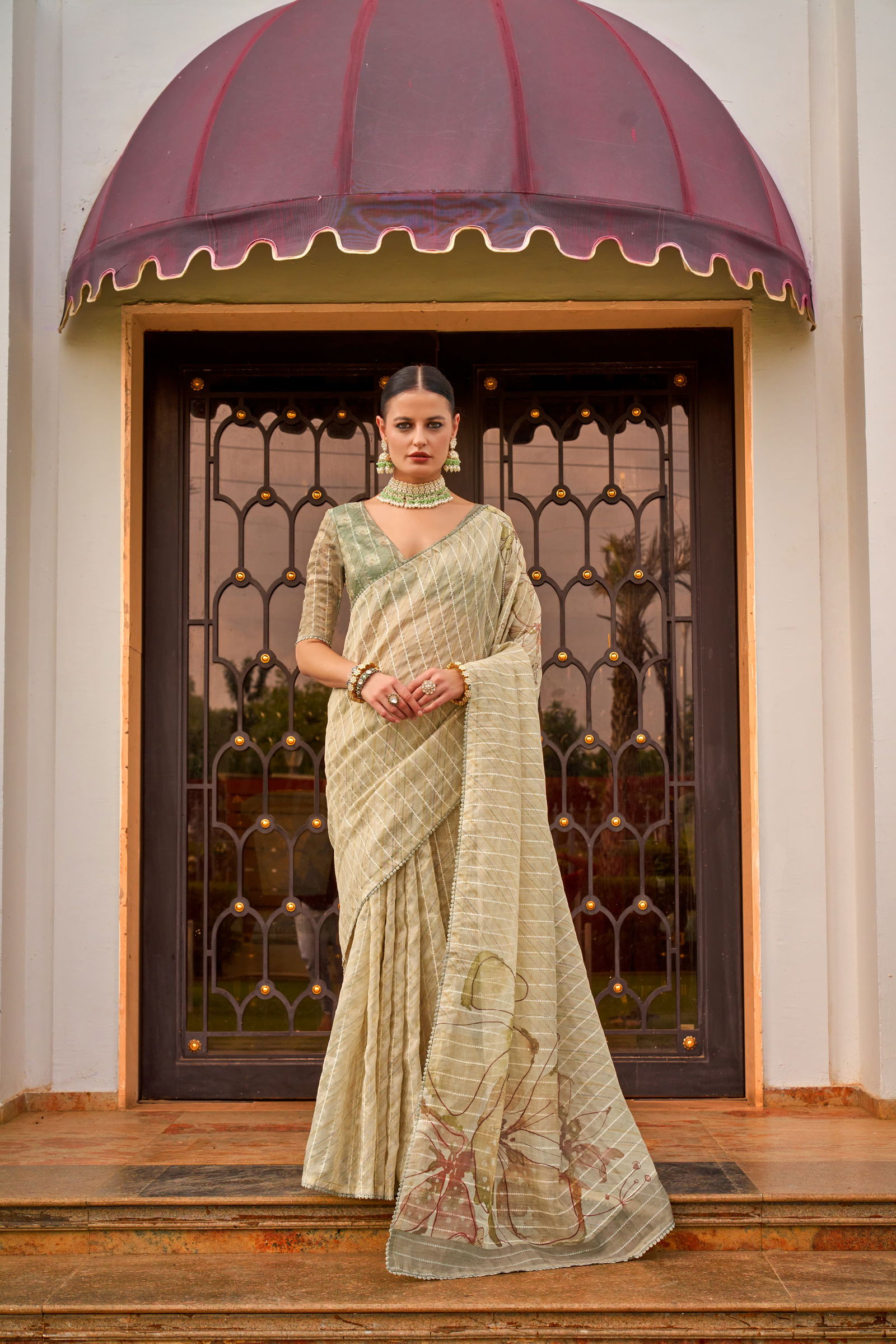 Luxuria By Kala Jamun Tissue Silk Wholesale Saree Suppliers In Mumbai