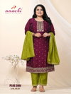Plus Zuri By Aanchi Vichitra Silk Wholesale Kurti With Bottom Dupatta In India