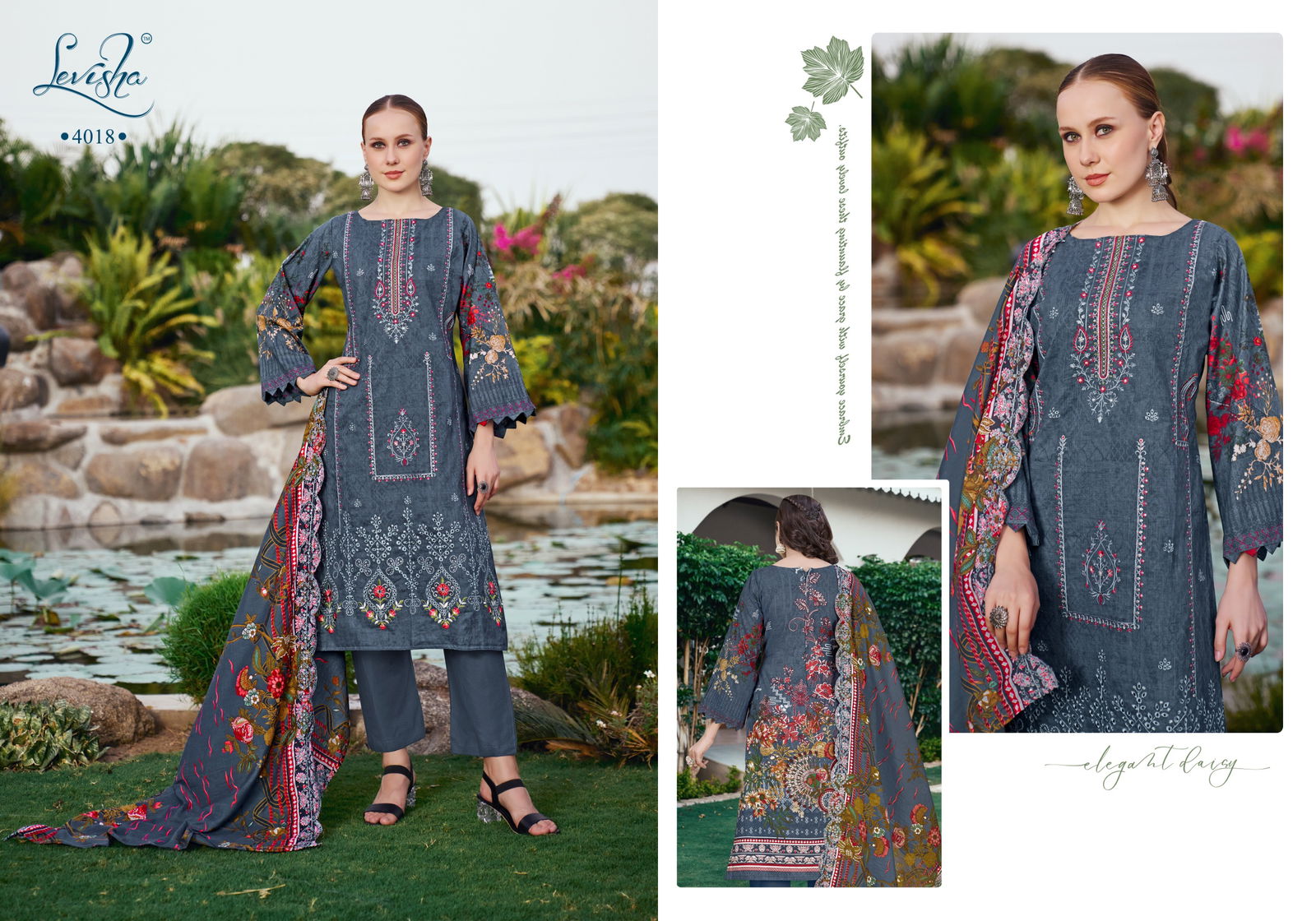 Riyasat By Levisha Cambric Cotton Dress Material Wholesale Shop In Surat