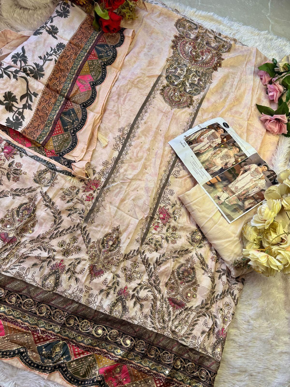 Mehboob Tex 1615 Viscose Maslin Printed Pakistani Salwar Suits Wholesale Market