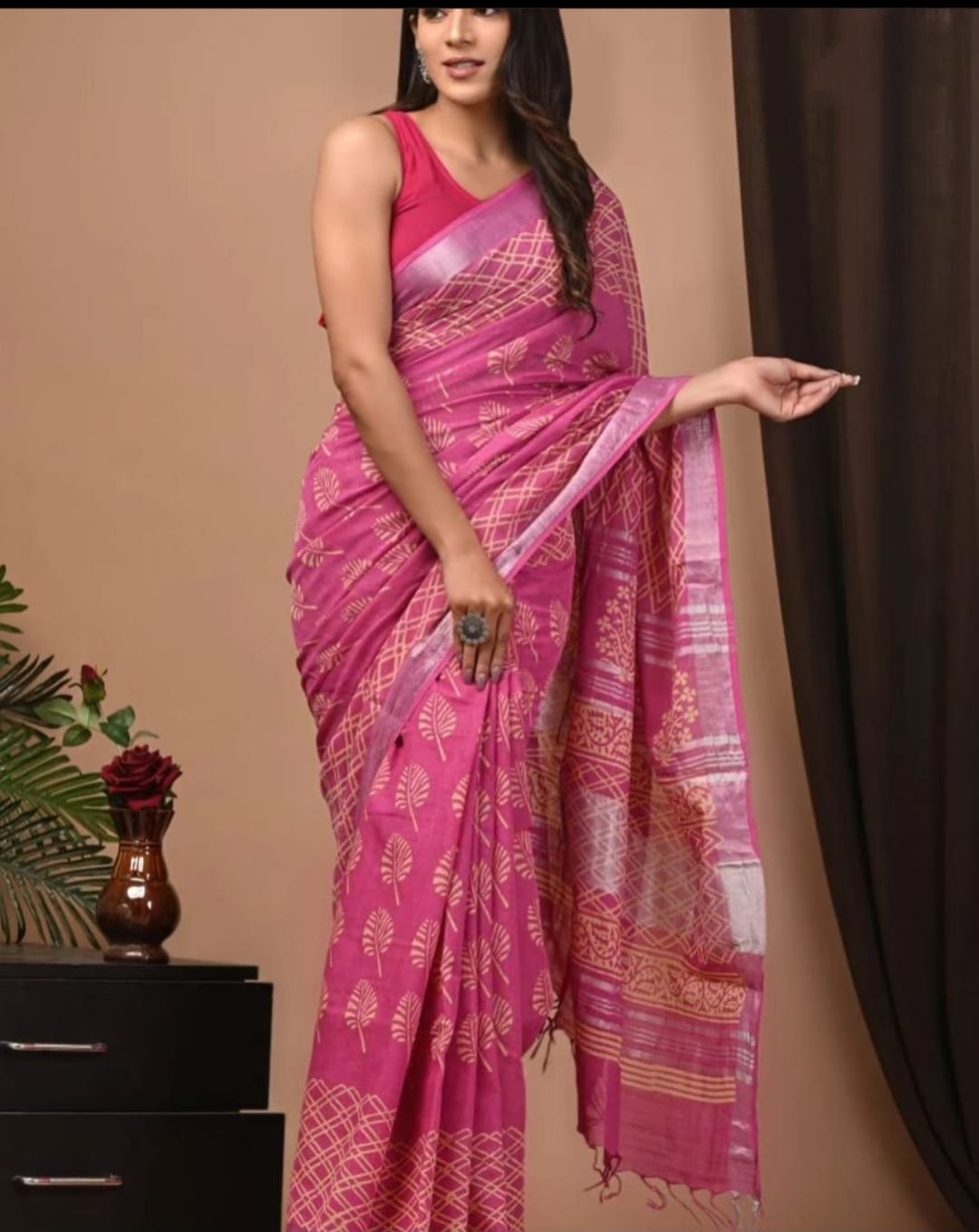 Vk4178 Linen Bulk Saree Orders in India