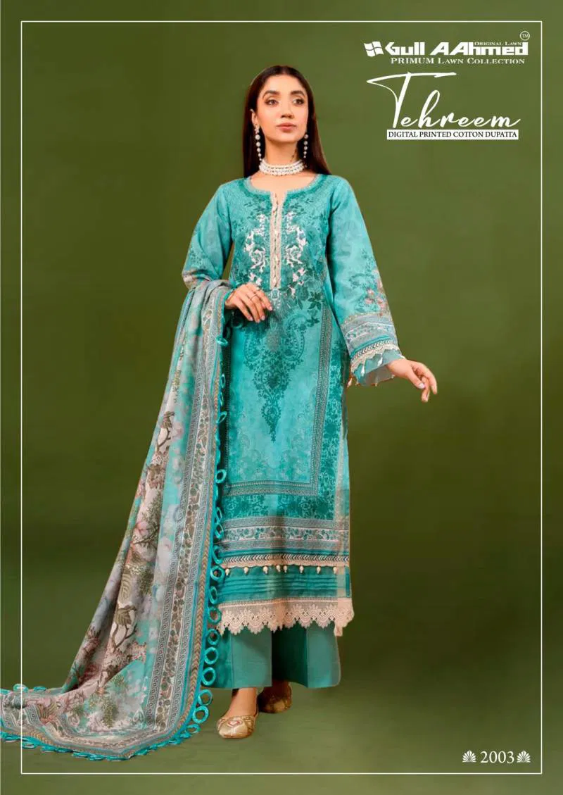 Tehreem Vol 2 By Gull A Ahmed Karachi Cotton Dress Material Orders In India