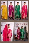 Ananta By Rangoon Dola Jacquard Kurti With Bottom Dupatta Wholesale Market In Surat