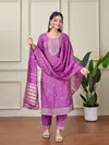 Plus Rachna By Aanchi Roman Shimmer Kurti With Bottom Dupatta Wholesale Online