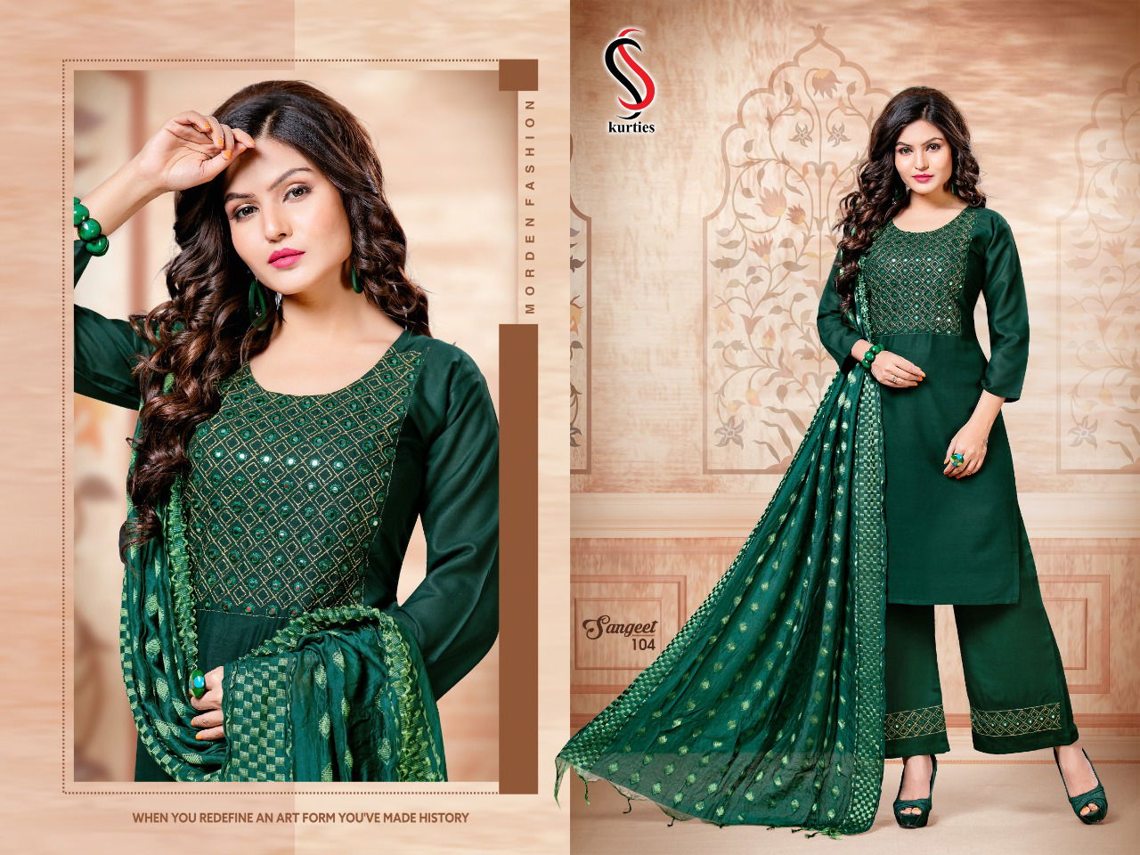 Ss Sangeet 2 Latest Fancy Rayon Designer Festive Wear Rayon Worked Ready made Salwar Suit Collection
