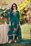 Gulzar Vol 1 By Vaniska Mal Chanderi Silk Kurti With Bottom Dupatta
