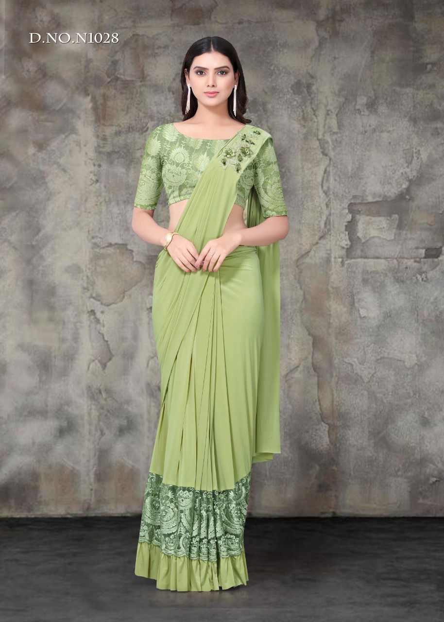 Shiya 2 Latest Designer Imported lycra Party Wear Heavy Worked Saree Collection