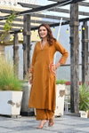 Naisha K 345 Cotton Embroidery Kurti With Pant And Dupatta Bulk Orders In India