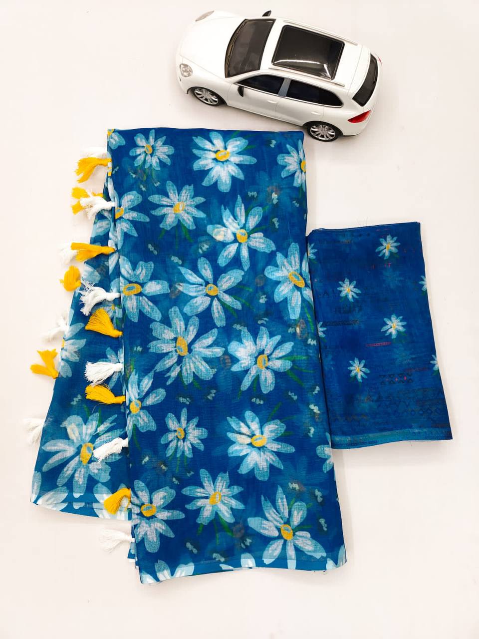 Mg 145 Mangalya  Linen Digital Printed Designer Saree catalog 