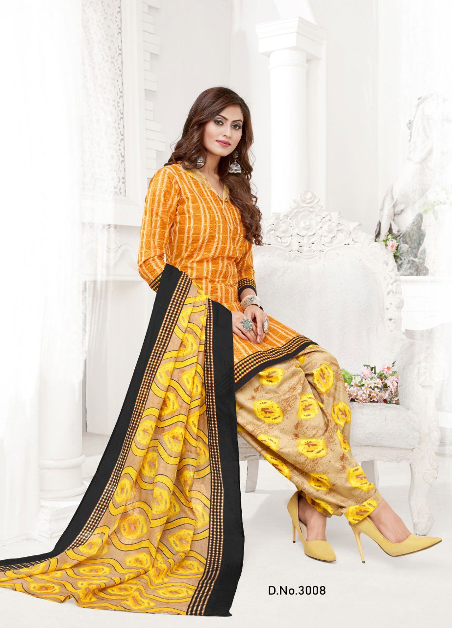 Sc Patiyala Special Vol 3 Casual Wear Pure Printed Cotton Dress Material Collection
