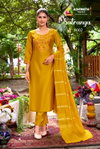 At Satranga Gadhwal Embroidery Kurti With Bottom Dupatta Online Wholesale