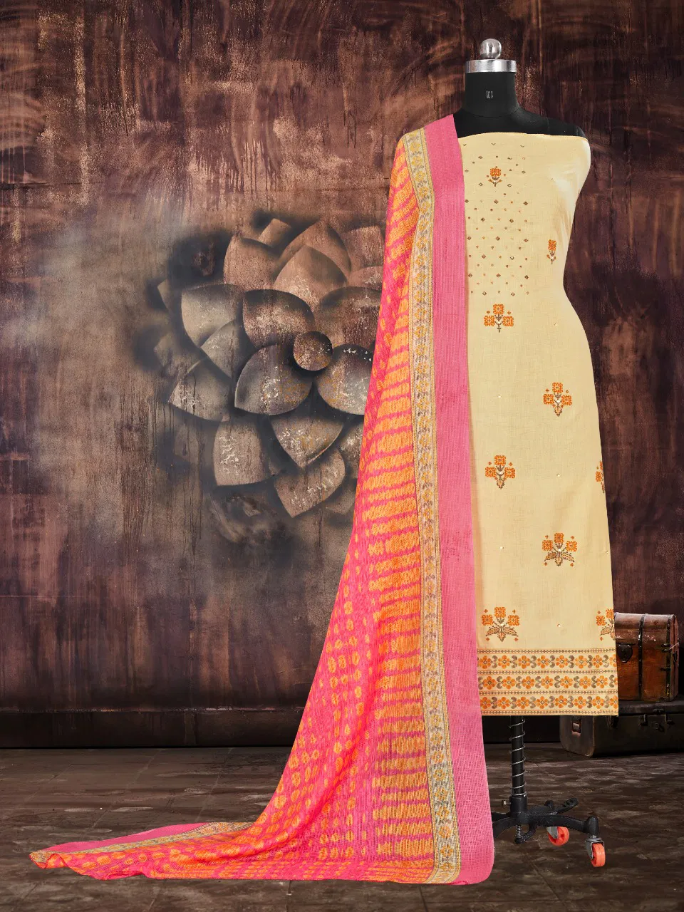 Bipson Khushboo 1735 Casual Wear Cotton Printed Dress Material