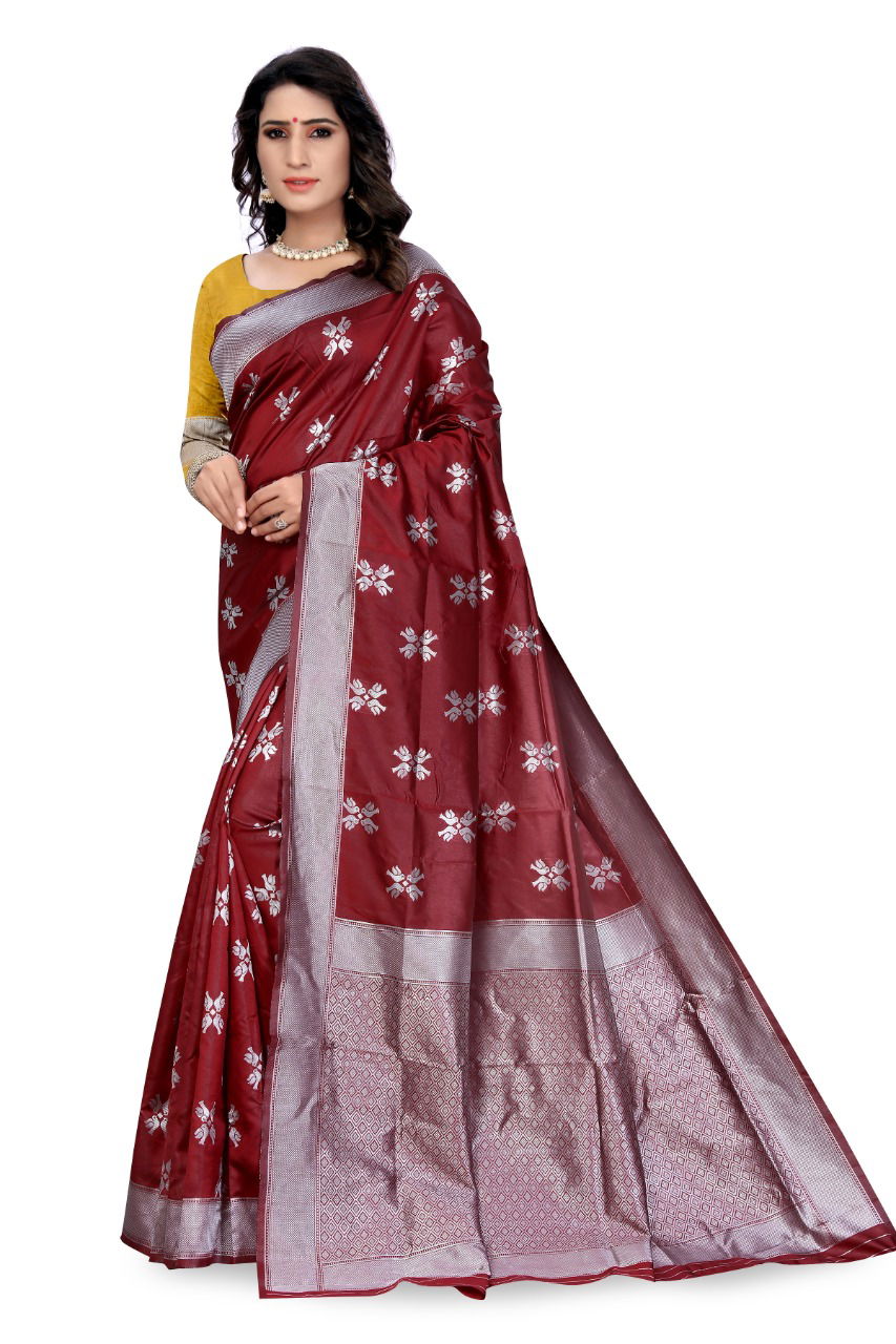Latest Designer Party Wear Pure Silk Saree Collection 