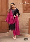 Sagaai Vol 2 By Wooglee Viscose Wevaing Kurti With Bottom Dupatta Suppliers In India