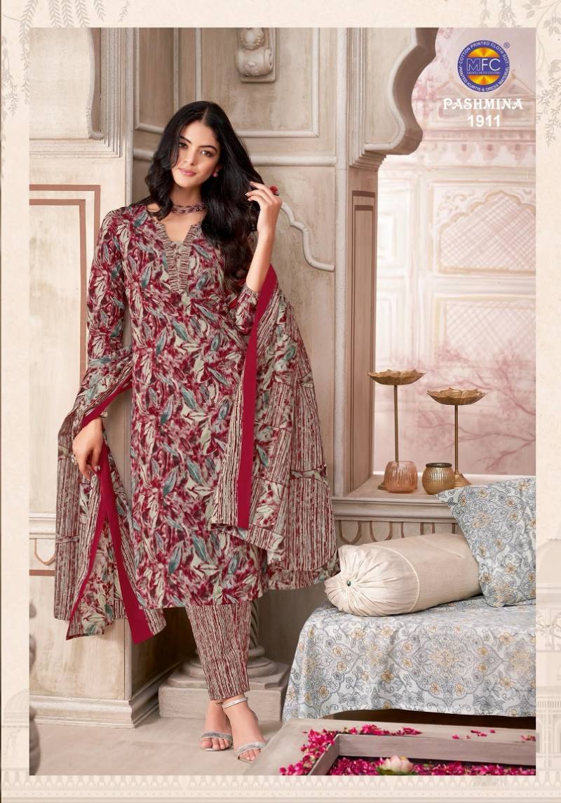 Pashmina Vol 19 By Mfc Printed Cotton Dress Material Orders In India