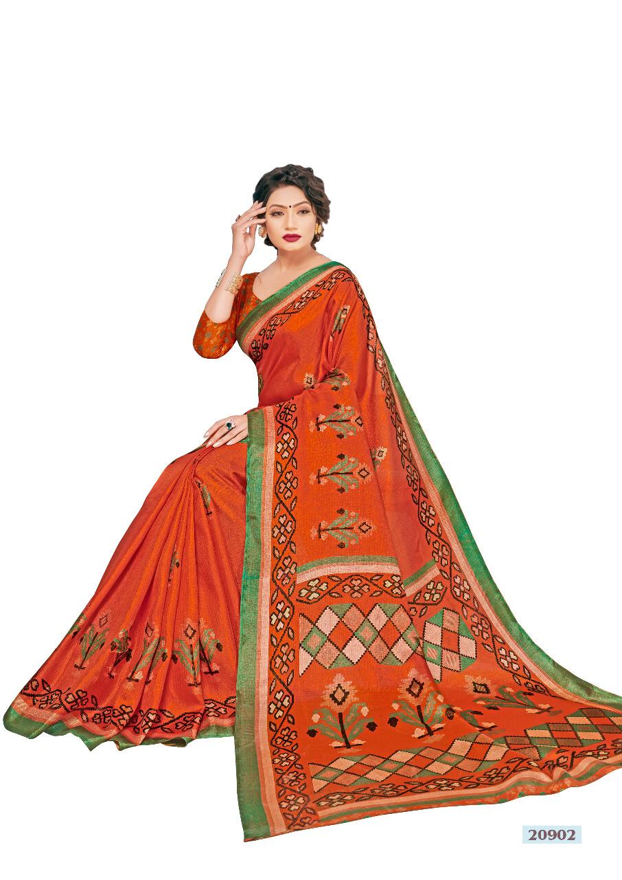 Mintorsi Mysore Silk With Exclusive Print Designer Sarees Collection