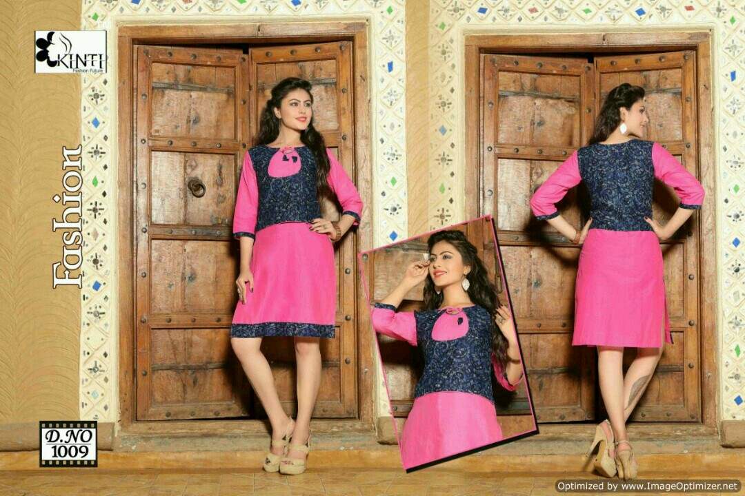 Kinti Kasturi-10 Latest Designer fancy Daily Wear Cotton Jacket Attached Kurtis Collection