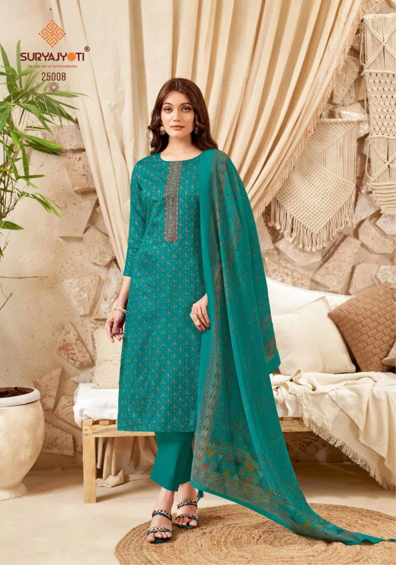 Kalki Vol 25 By Suryajyoti Jam Satin Printed Dress Material Wholesale Online