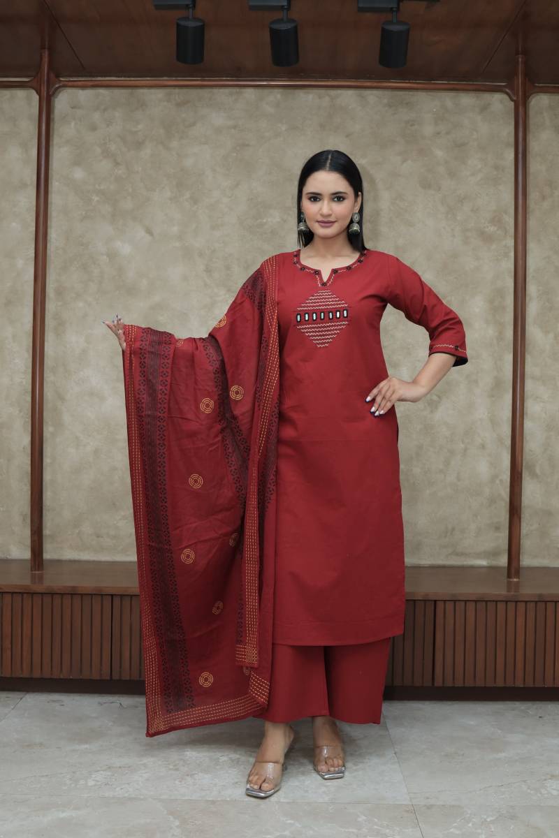 Tanyaa P 150 Cotton With Mirror Work Kurti Bottom With Dupatta Wholesale Shop In Surat
