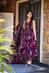 Clora Vol 12 Muslin Printed Gown Kurti Bottom With Dupatta Wholesale Online