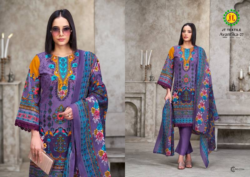 Jt Avantika Vol 27 Cotton Printed Dress Material Wholesale Shop In Surat
