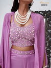 Amoha C2081 Chinon Embroidery Readymade Indo Western Exporters In India