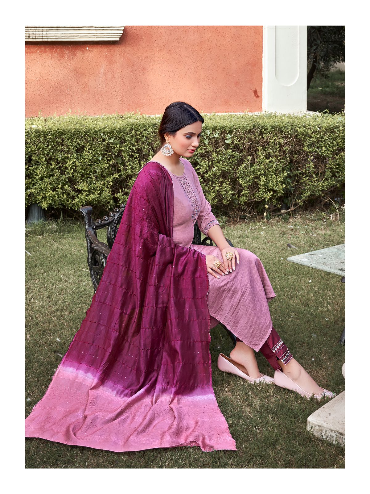 Ladyview Geet Fancy Wear Designer Kurti With Pant And Dupatta Collection