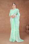 Rani 1517 Colors Sequence Work Party Wear Net Sarees Wholesale Shop In Surat
