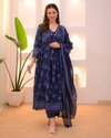 Dhruvi 360 Viscose Printed Kurti With Pant Dupatta Suppliers In India
