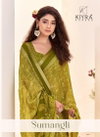 Sumangli Vol 1 By Kiyra Dull Moss Kasab Wholesale Saree Suppliers In Mumbai
