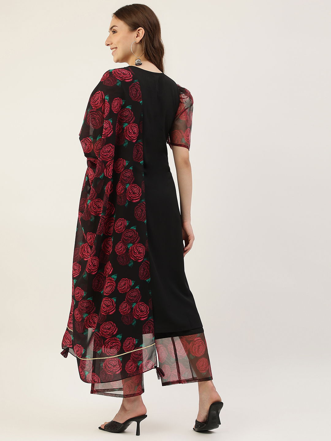 Fiorra SET0000 Designer Printed Kurti With Palazzo Dupatta Wholesale Market In Mumbai