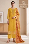 Shukoon By Vinay Kuleesh Russian Silk Jacquard Salwar Kameez 