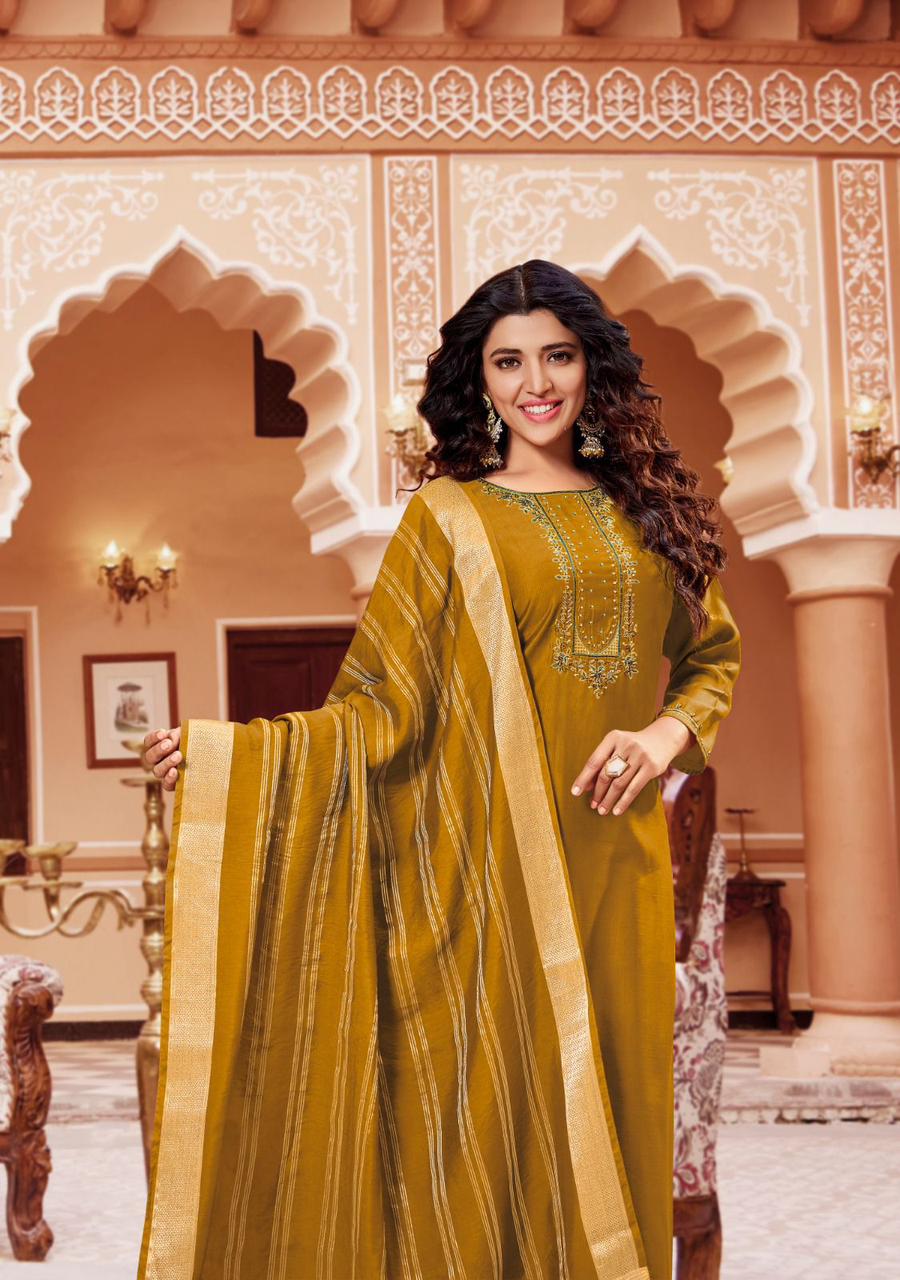 Armani By Ladies Flavour Viscose Readymade Suit Catalog