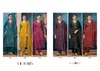 Victoria By Kilory Gaji Silk Digital Foil Printed Embroidery Salwar Kameez 