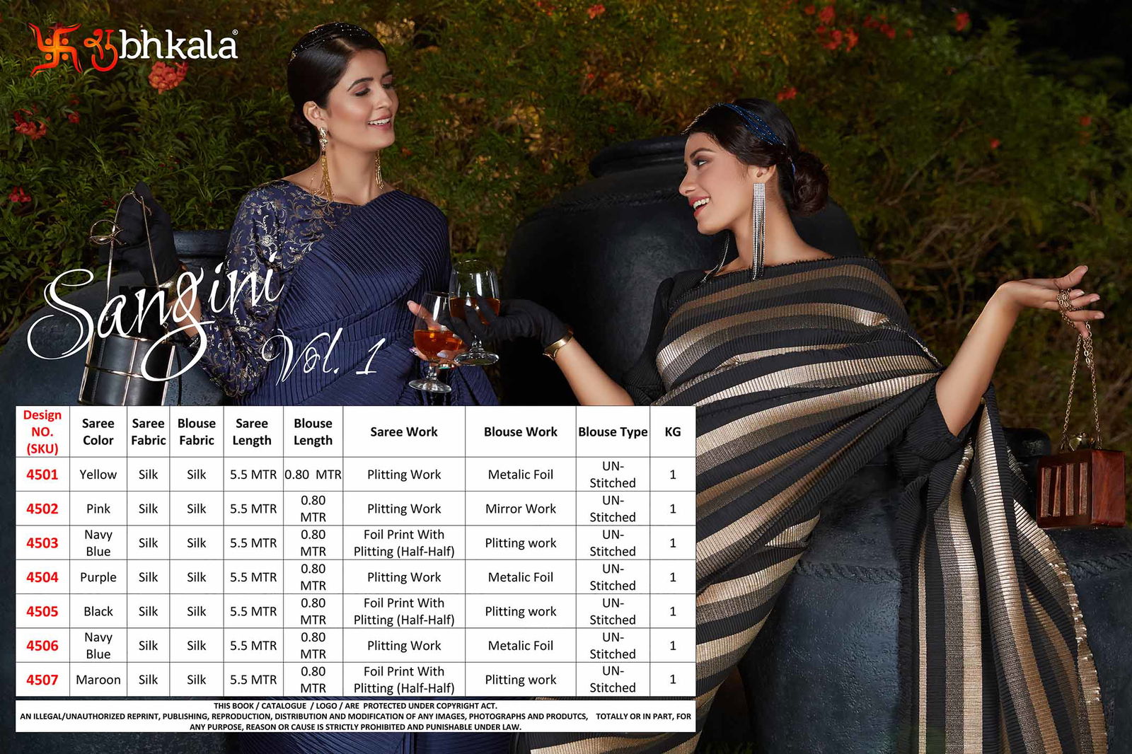 Kf Sangini 1 Fancy Latest Designer Party Wear Silk Sarees Collection
