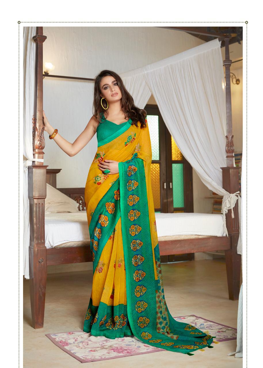 Siddharth Shinya Pattu Latest Designer Printed Saree Collection 