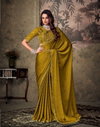 Gucci By Sanskar Chiffon Attractive Look Saree With Stitch Blouse Wholesale In India