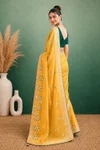 Afs Rutvi Silk Akira Cotton Thread Embroidery Saree