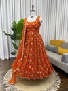 Glory K 1534 Fendy Silk Designer Anarkali Gown With Dupatta Suppliers In India

