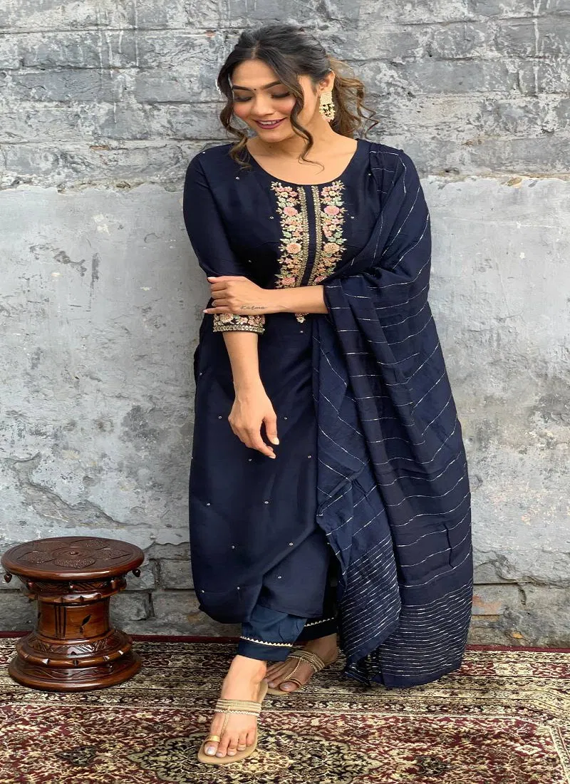 Dhujasmine 1 Viscose Chanderi Kurti Bottom With Dupatta Wholesale Market In Surat With Price