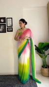 Aab Rubby Fancy Georgette Bollywood Saree Wholesale Price In Surat