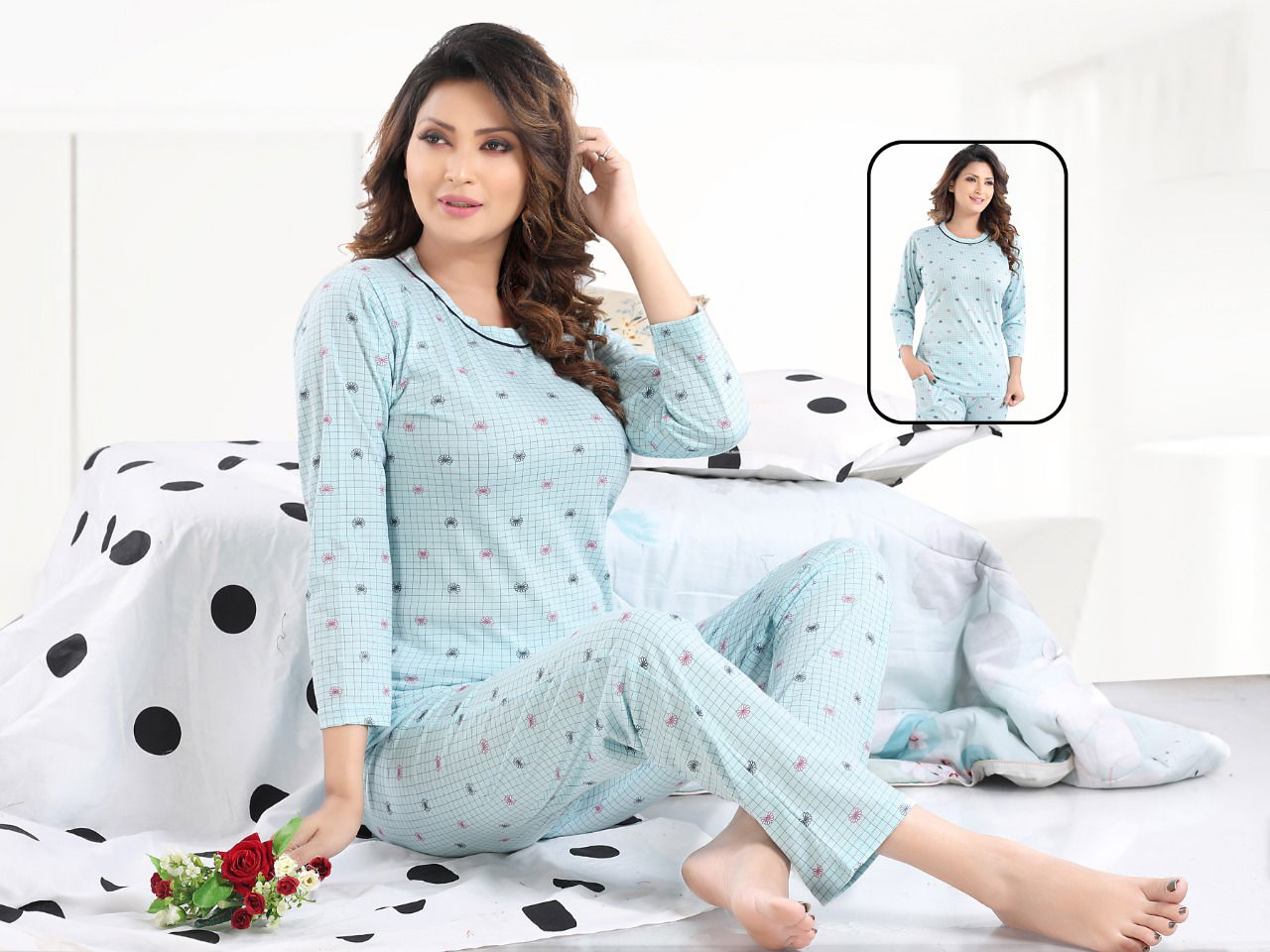 Kavyanshika Latest Comfortable Hosier Cotton Printed Night Suit Collection  