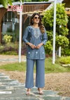 Vama Vol 4 By Ossm Viscos Vetican Silk Embroidery Online Co Ord Set Wholesale